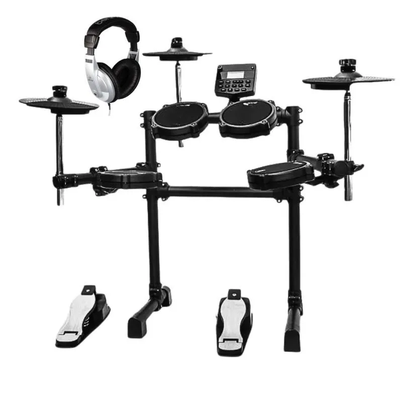 תופים אלקטרוניים כולל בלוטות H7 World Drummers ואוזניות Behringer