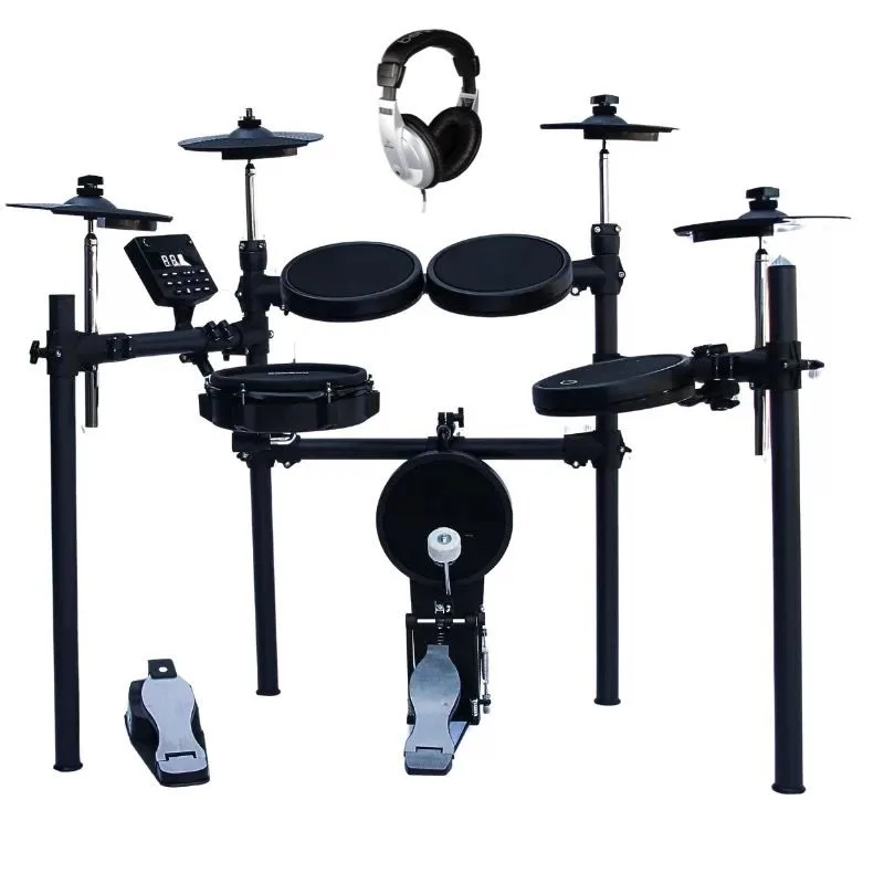 תופים אלקטרוניים כולל בלוטות P9 World Drummers + אוזניות