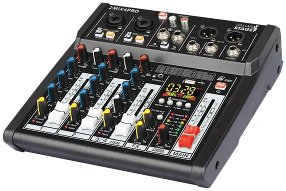 מיקסר 4 ערוצים Proel | IS 2MIX4PRO