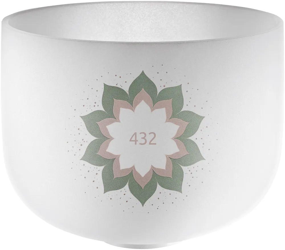 קערת קריסטל (כולל תיק ומקל) Meinl | 9"; – 432 Hz, Lotus Flow.
