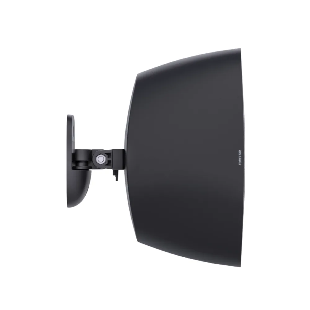 רמקול ";8 מעוצב IP66 מוגן מים 100V/8ohm כולל מתלה קיר צבע שחור