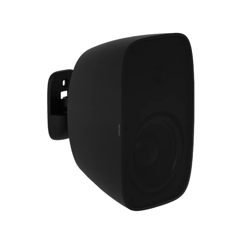 רמקול ";8 מעוצב IP66 מוגן מים 100V/8ohm כולל מתלה קיר צבע שחור
