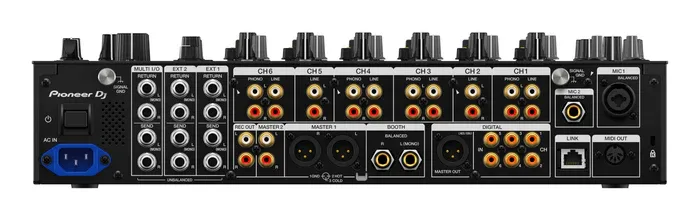 מיקסר DJM-V10-LF חברת AlphaTheta - פיידרים ארוכים וללא קרוספיידר