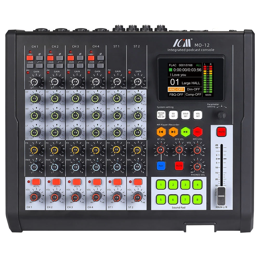 מיקסר לפודקסט Podcast Mixer ICM MO-12