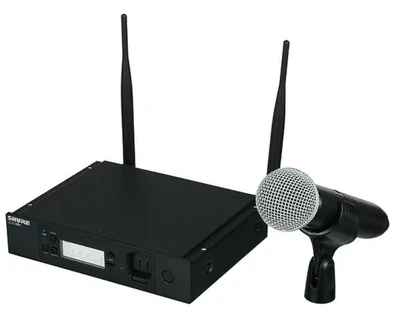 ערכת מקלט משדר גוף ומיקרופון GLXD24R+E/SM58-Z4 Shure