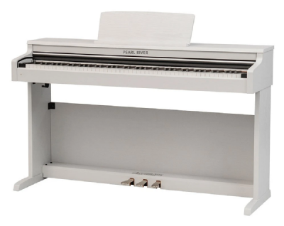 פסנתר חשמלי בצבע לבן V03 PRO PEARL RIVER