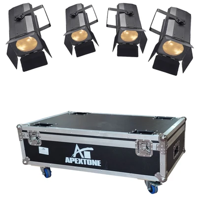 סט של 4 פנסים עם קייס SET4 WW-200-ZOOM Apextone