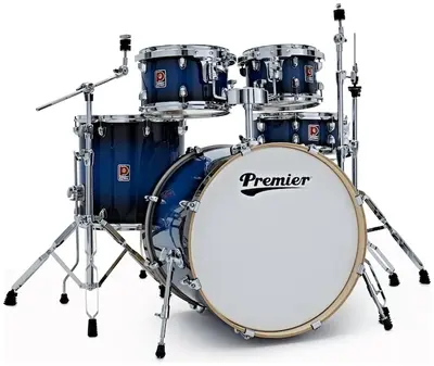 מערכת תופים כחולה 5 חלקים בס 20 Artist Indigo Burst PAB20-5SPINB Premier SH.