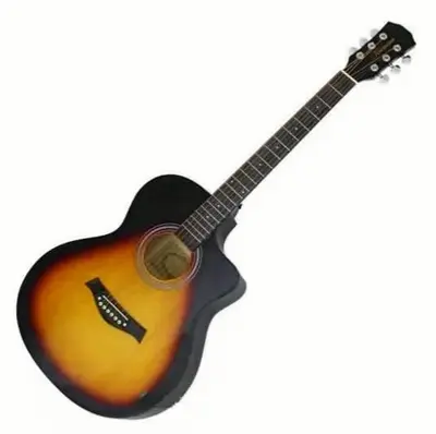 גיטרה אקוסטית מוגברת KRE AG40 SB EQ