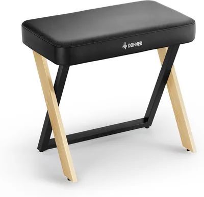 כסא פסנתר מרופד בצבע Lightwood בעיצוב ייחודי DKB300