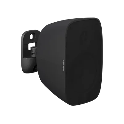 רמקול "6 מעוצב מוגן מים IP66 100V/8OHM כולל מתלה קיר צבע שחור מבית FONESTAR