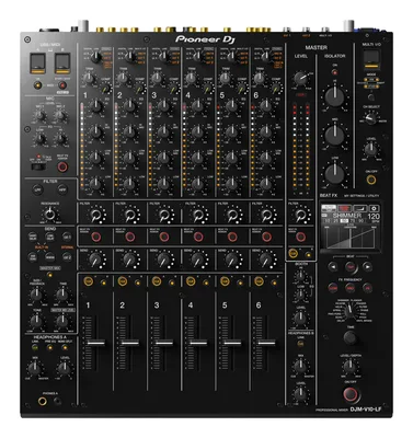 מיקסר DJM-V10-LF חברת AlphaTheta - פיידרים ארוכים וללא קרוספיידר