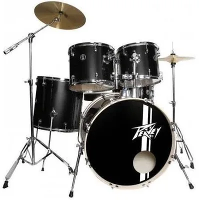 מערכת תופים Peavey סט 5 חלקים שחור