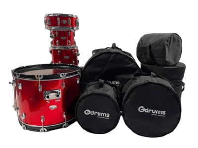 סט תיקים לתופים 5 חלקים 22 אינץ' DB-22 מבית GDRUMS